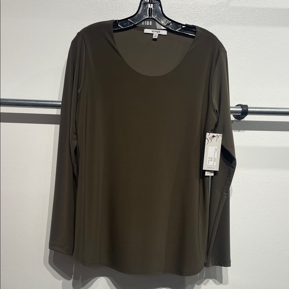 Sympli “Tapenade” Go To Soft Round neck T